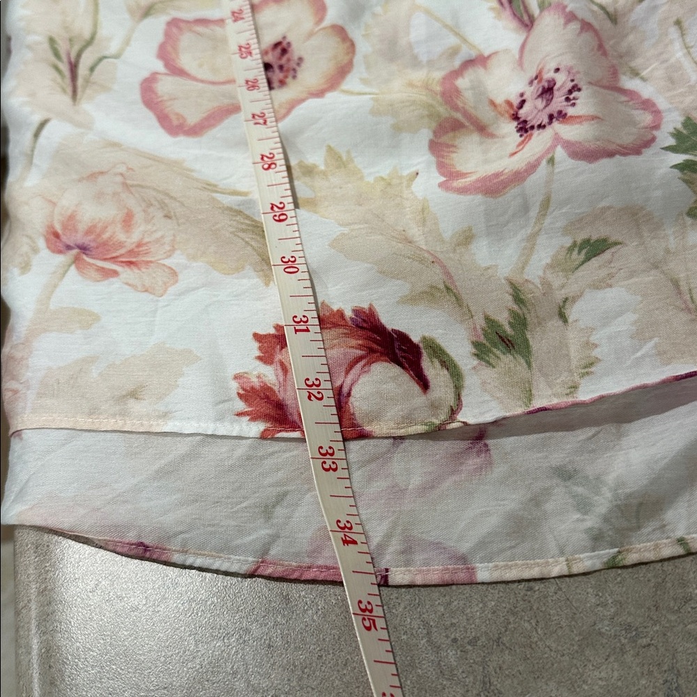 H&M Pink and Cream Floral Dress - Picture 8 of 9